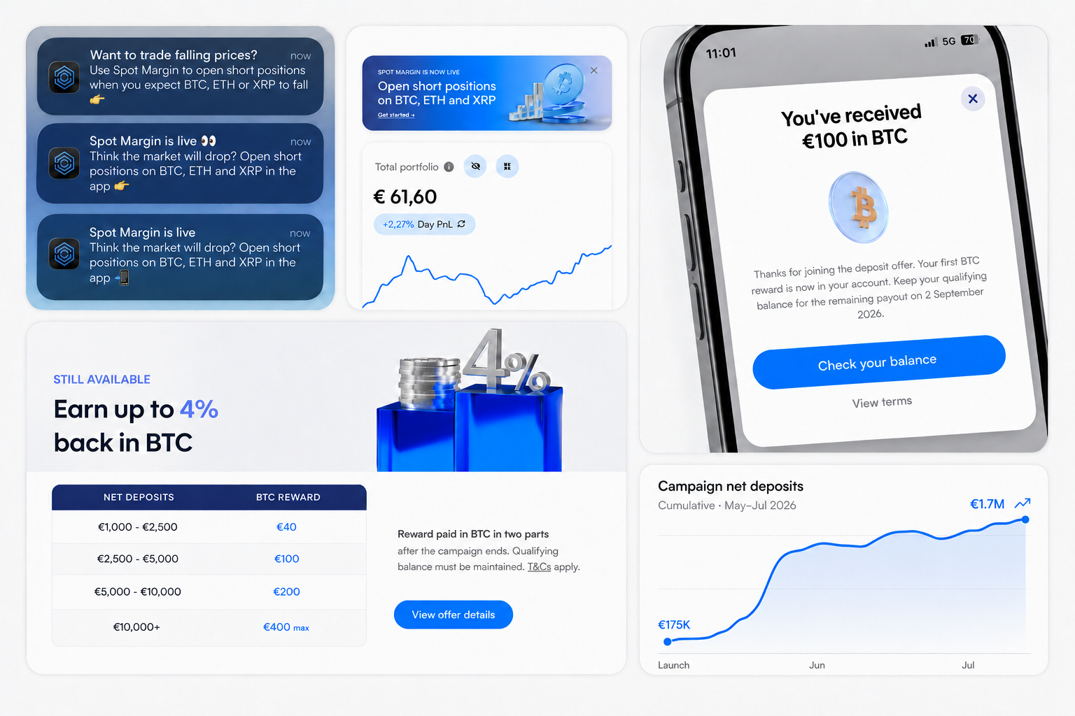 Coinmerce app interface